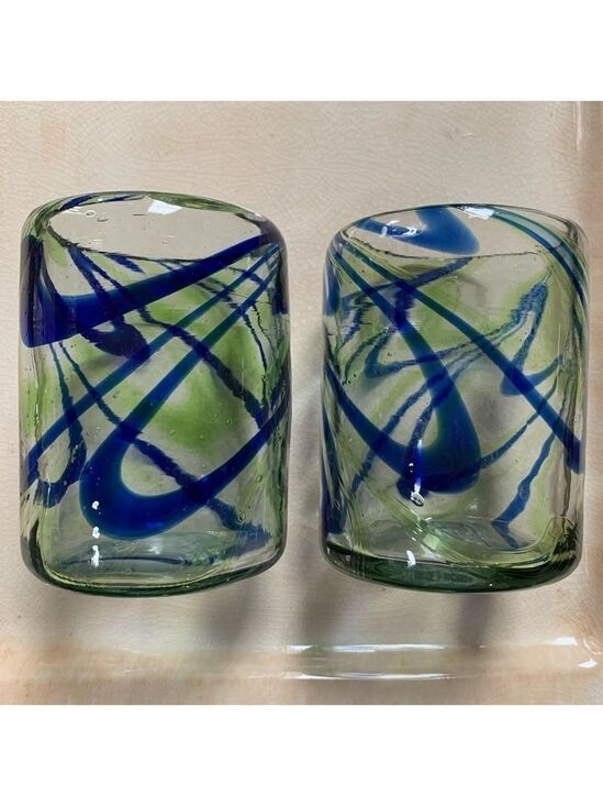 Other - Vintage Hand Blown Glasses Set of 2